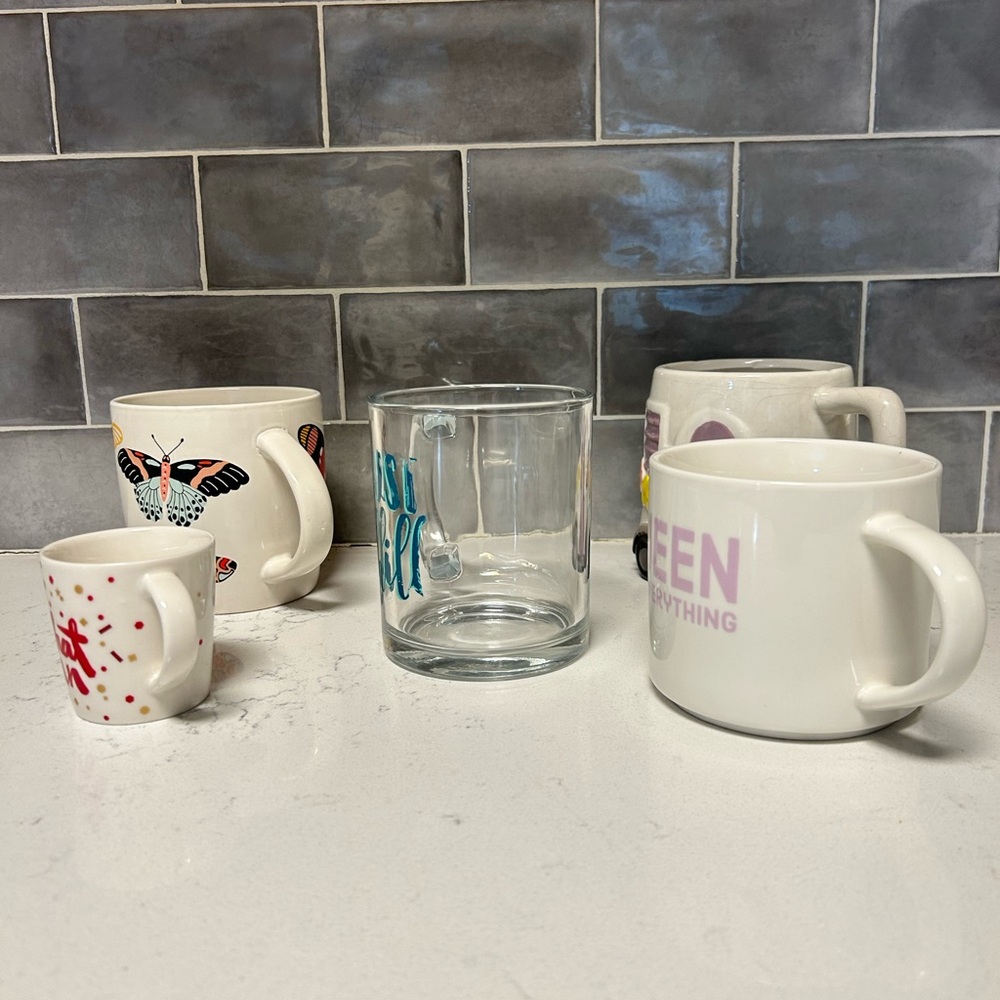 Assorted Colorful Mugs Set - Picture 3 of 6